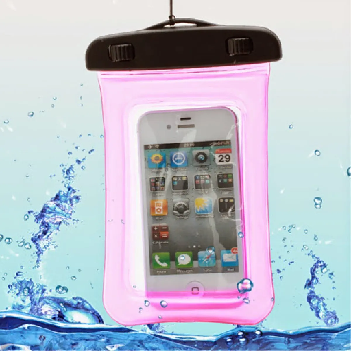 Housse etui pochette etanche waterproof pour Blackberry Z10 - ROSE