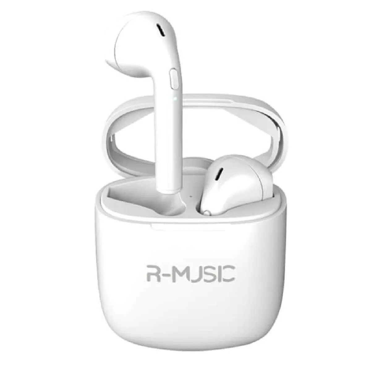 R-MUSIC - Ecouteurs sans fil avec Boitier AKKOR 2 pour "SAMSUNG Galaxy S20 " (BLANC)