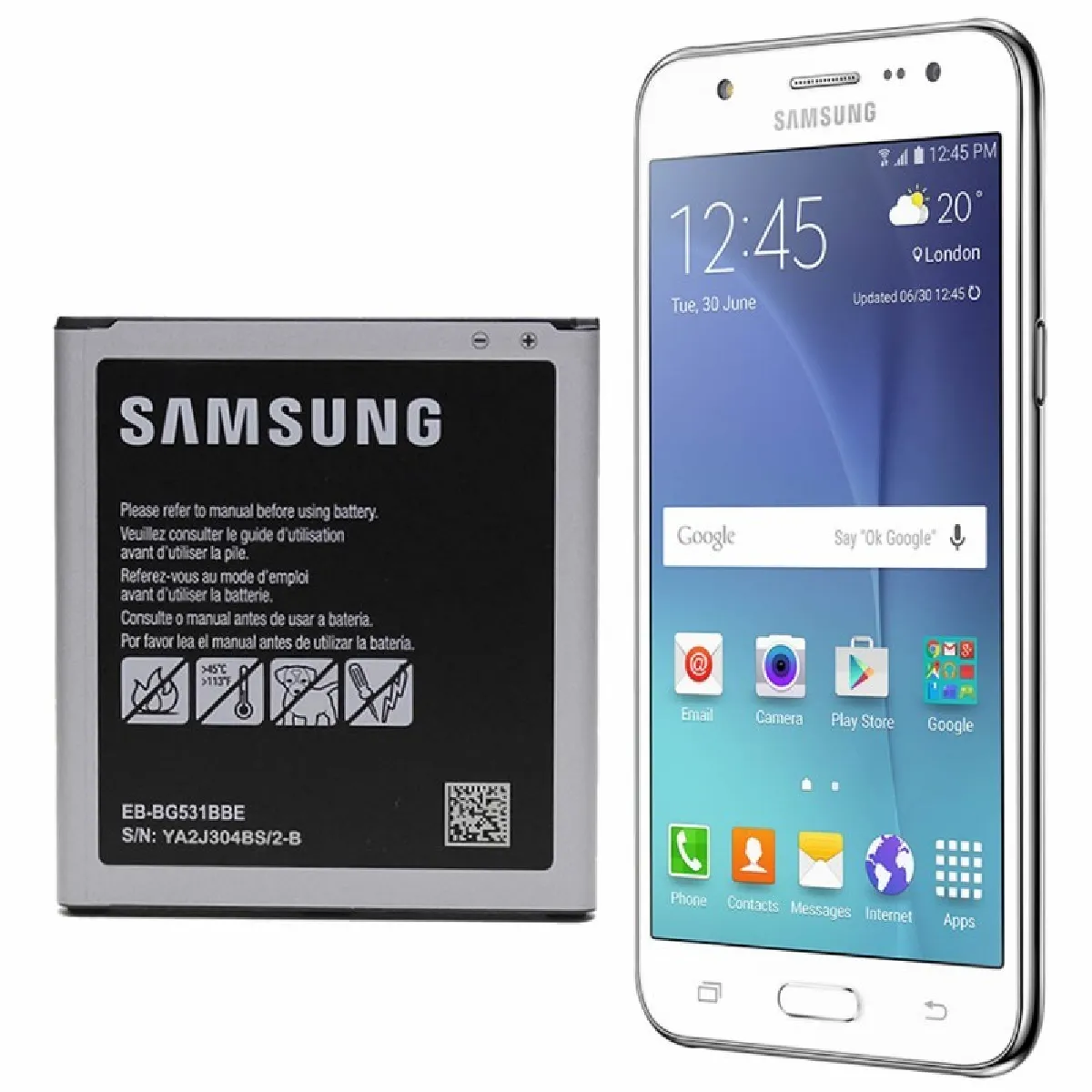 Batterie d'origine EB-BG531BBE Pour Samsung Galaxy J5 / Galaxy Grand Prime VE