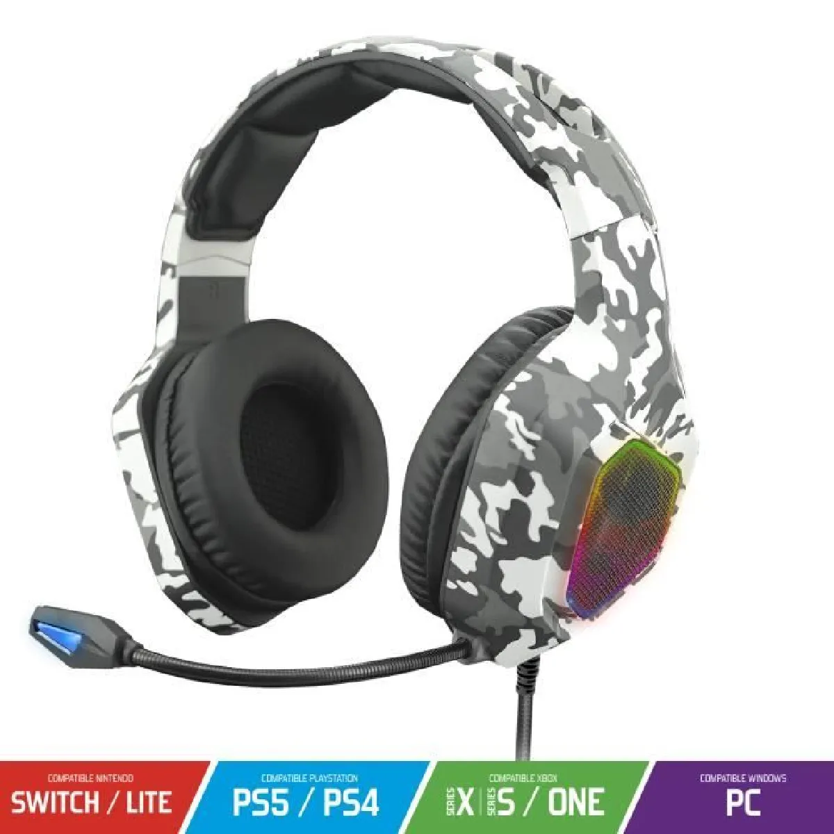 Casque Gamer RGB pour PS5 - PS4 Xbox Series X   S - Xbox One Nintendo Switch PC   Stéréo   Nouvelle Edition