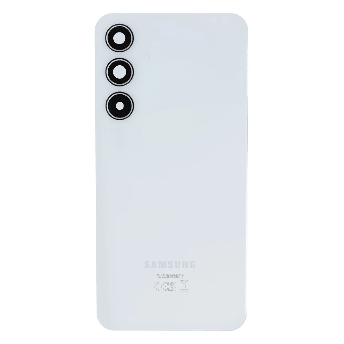 Samsung Vitre arrière pour Samsung Galaxy A55 Original Service Pack Bleu Pâle