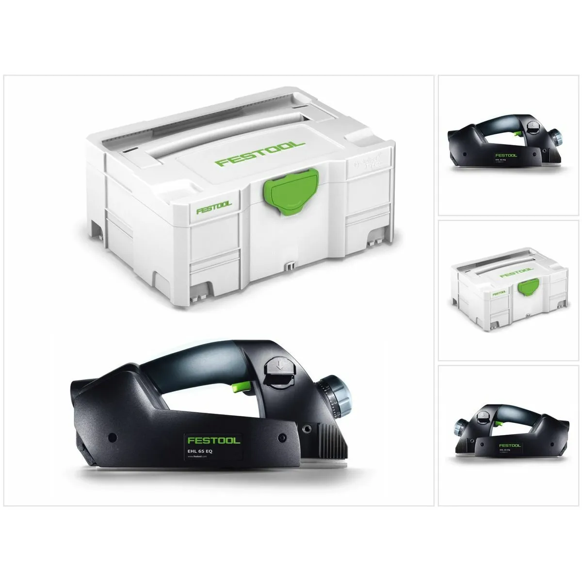 Festool EHL 65 EQ-Plus Rabot 230V en Coffret Systainer + Accessoires ( 574557 )