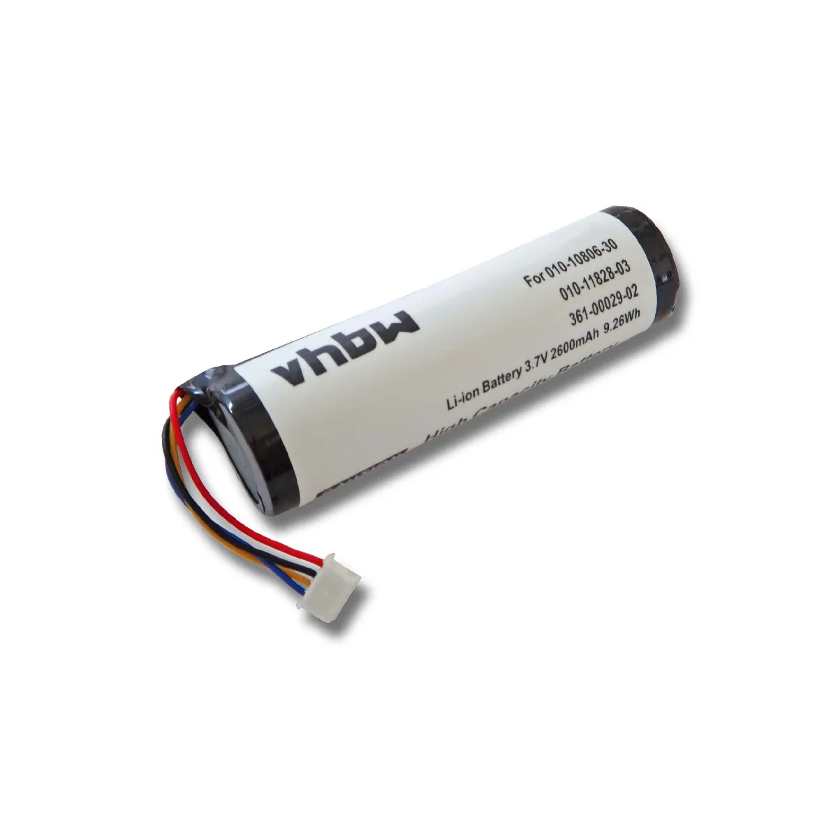 Batterie 2600mAh (3.7V) pour navigateur GPS Garmin Alpha, Alpha 100, DC50, DC50 Dog Tracking Collar, TT10, TT10 Dog Device.