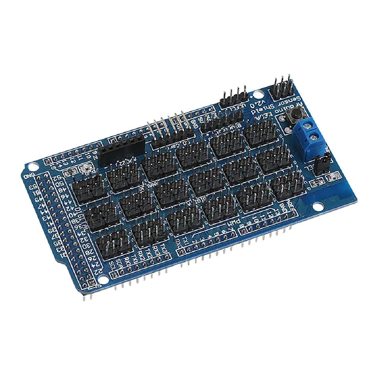 Capteur Shield V1.0 Carte d'Expansion Blocs de Construction Électroniques pour Arduino MEGA 2560