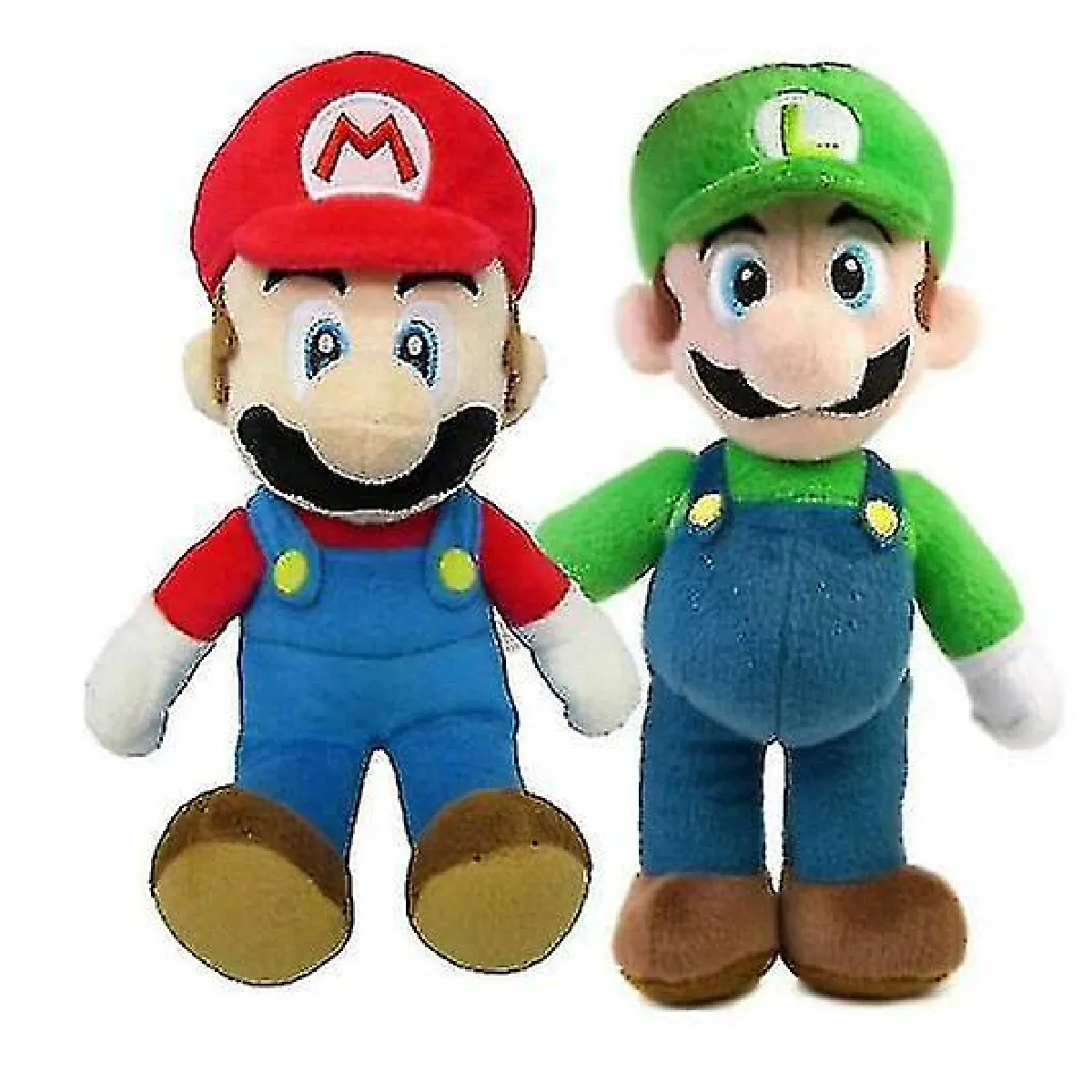 2 pièces Super Mario Bros Peluche Mario Luigi Soft Peluche Animaux Teddy Jouets Enfants Cadeaux 2 pièces