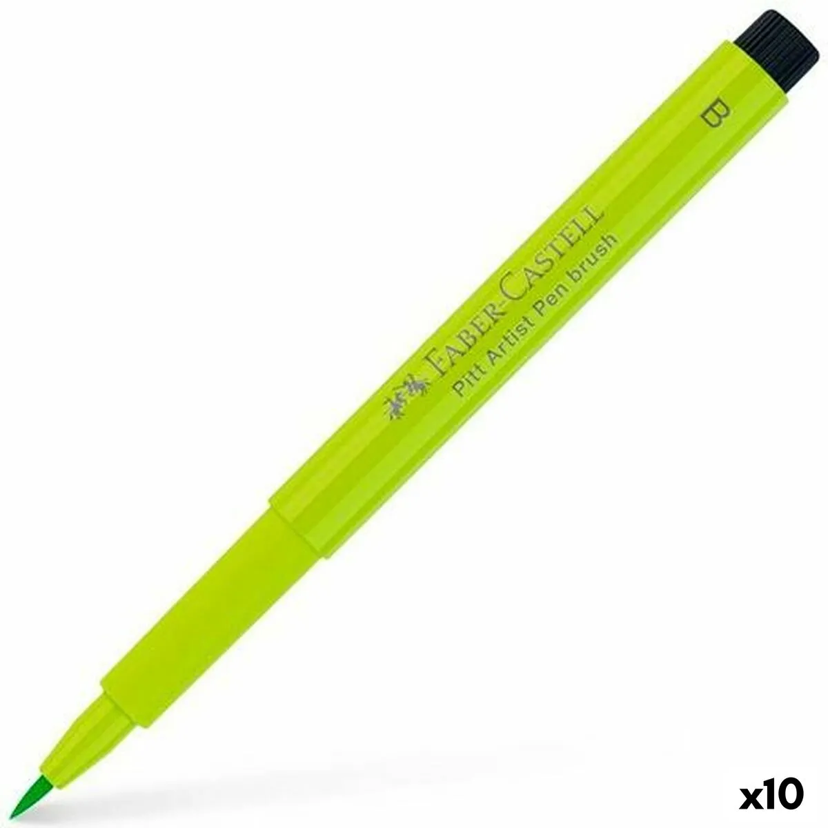 Feutres Faber-Castell Pitt Artist 10 Unités Vert clair