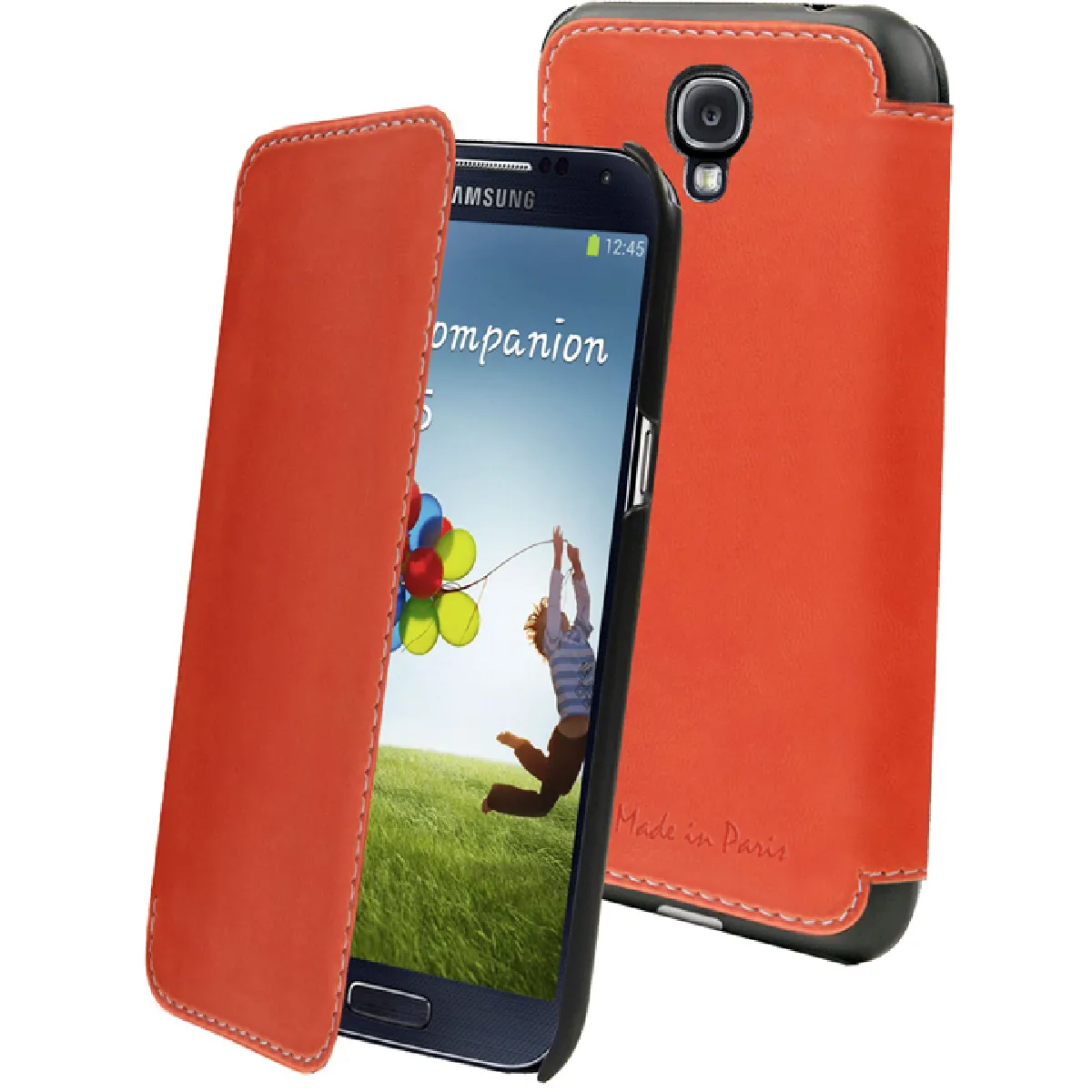 Etui folio winner Made in Paris orange samsung galaxy S4 i9500