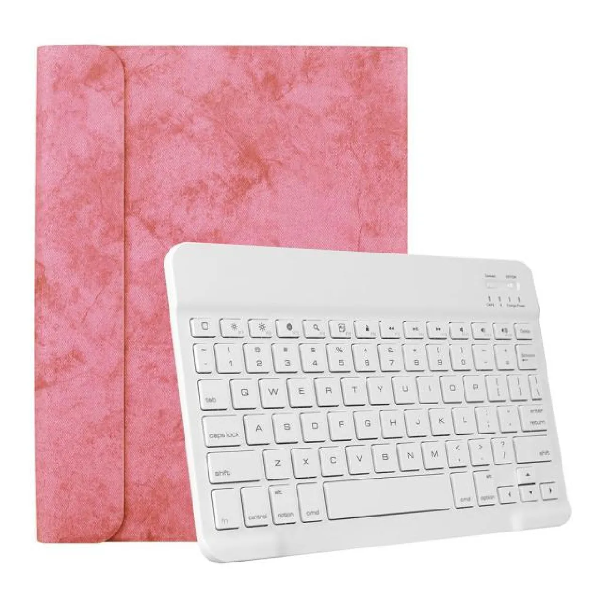 Pour iPad Pro 11 pouces sans fil Bluetooth Smart Sleep Clavier + iPad Pro R30 Set Protection Clavier (rose)