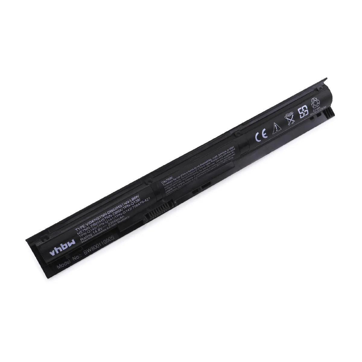 vhbw Li-Ion Batterie 2200mAh (14.4V) pour ordinateur portable, notebook HP ProBook 440 G2, 450 G2, 455 G2 comme HSTNN-DB6K.