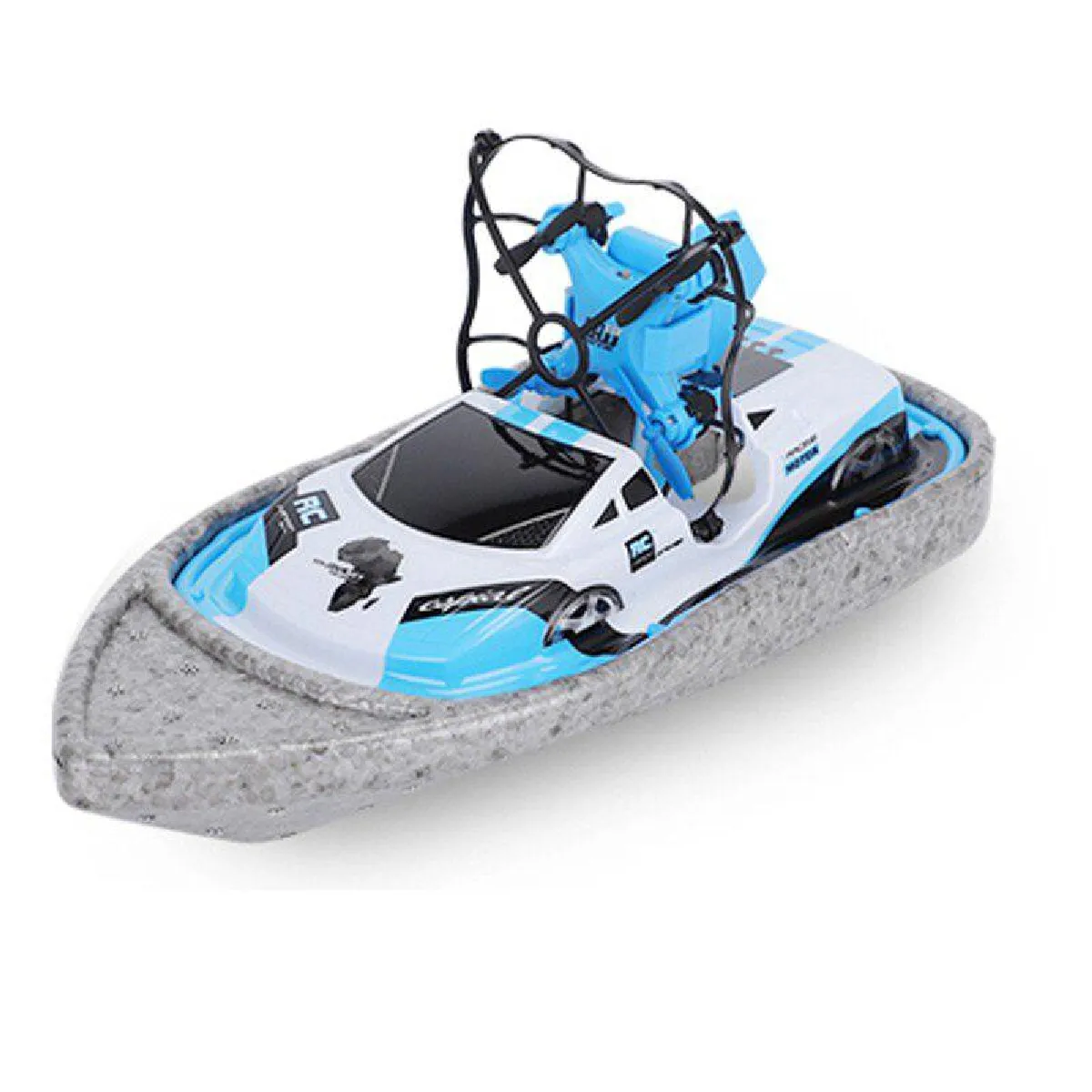 GW123 RC Mini Drone Bateau Voiture Circuit Véhicule Hélicoptère Drone Garçon éloigné Fille Jouet télécommandé   RC Submarine(Bleu)