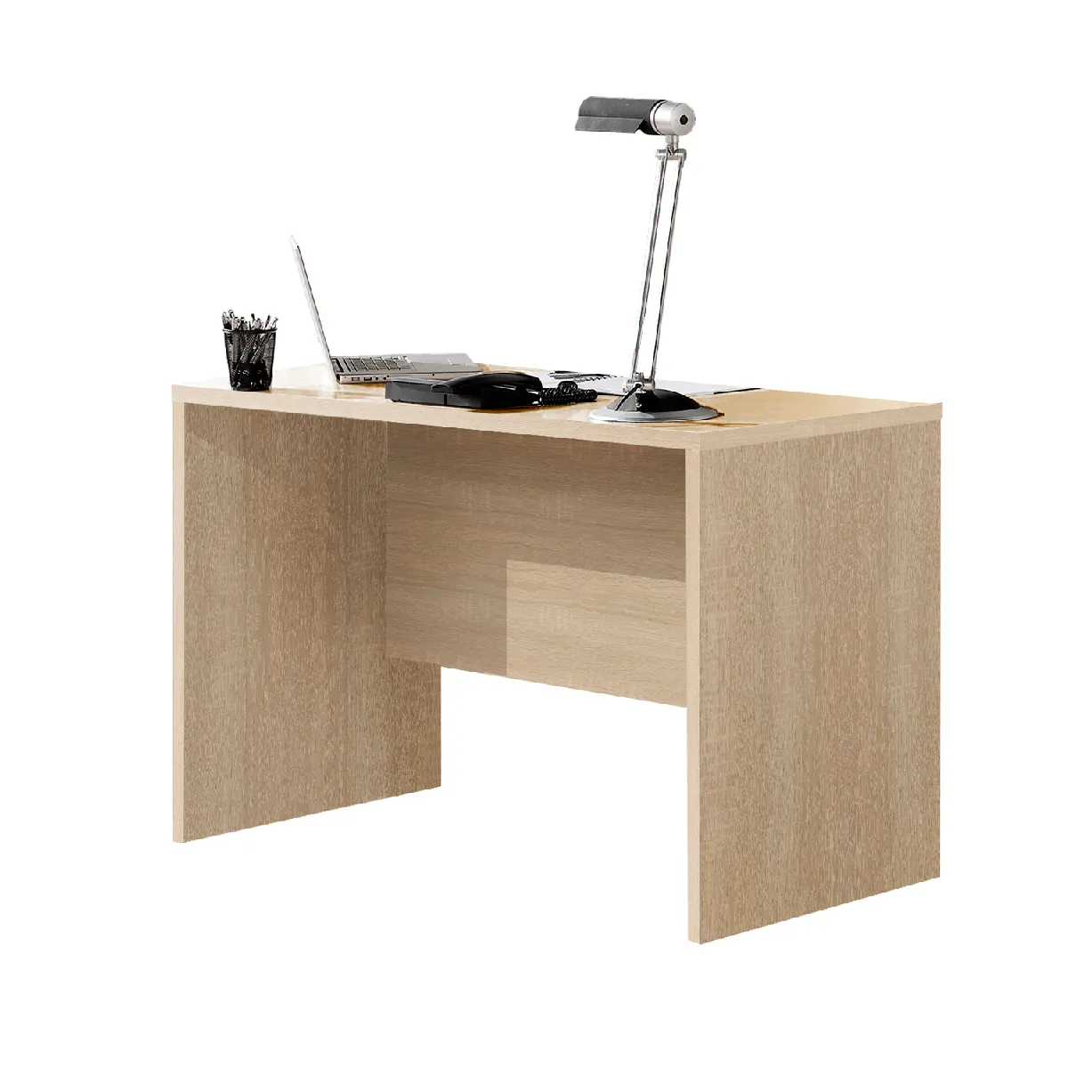 Bureau coloris Chêne Cambrian - longueur 120 x profondeur 60 cm