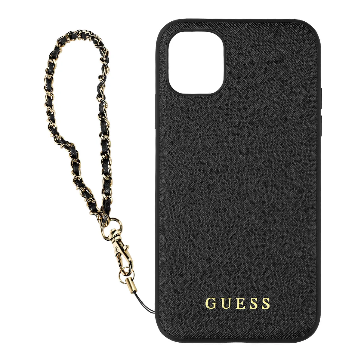 Coque Guess iPhone 11 cuir saffiano