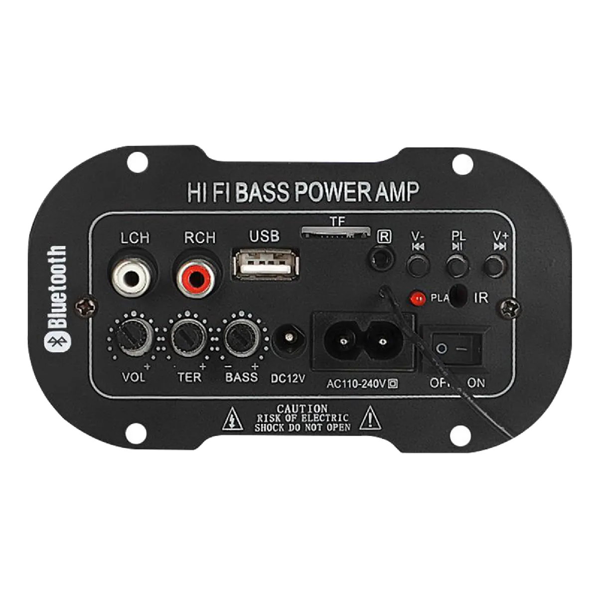 Hi-Fi Bass Power Subwoofer AMP Voiture Mini Amplificateur Numérique Radio Audio TF / USB