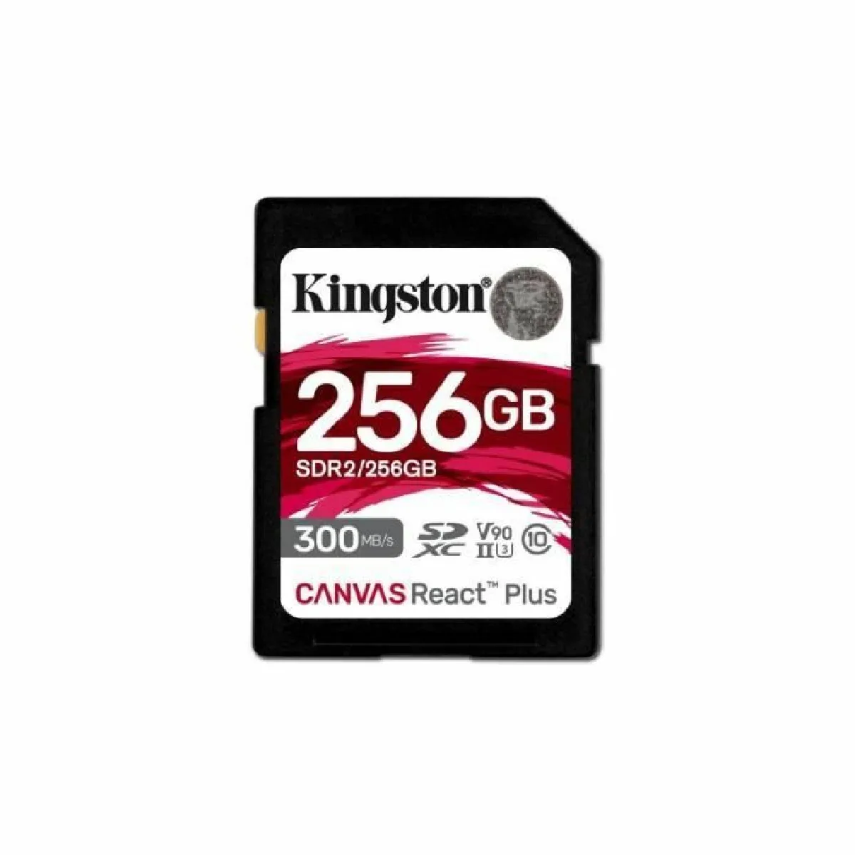 Carte Mémoire Micro SD avec Adaptateur Kingston SDR2/256GB SDXC UHS-II 8K Ultra HD 256 GB