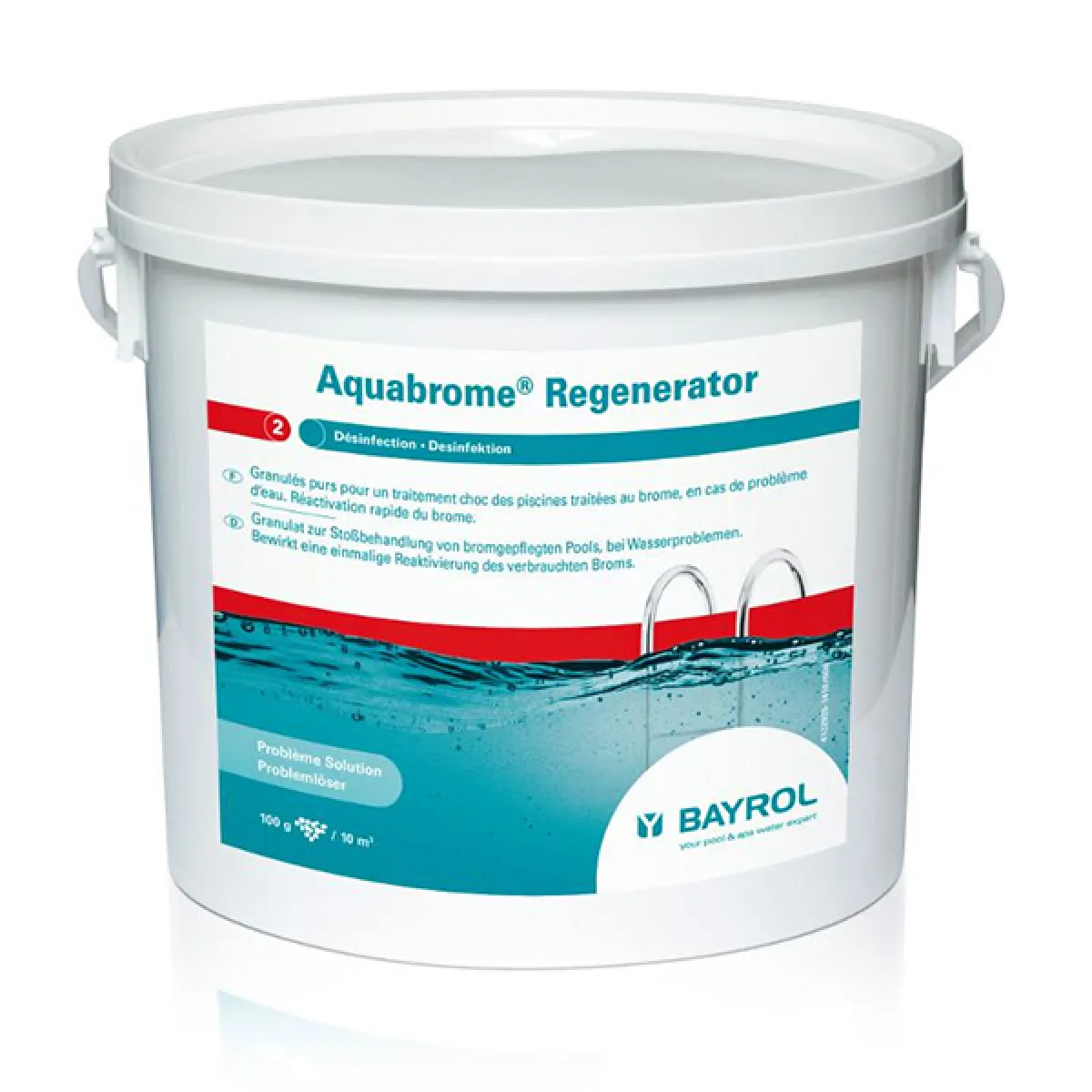 Régénérateur de brome consommé 5kg - aquabrome regenerator - BAYROL