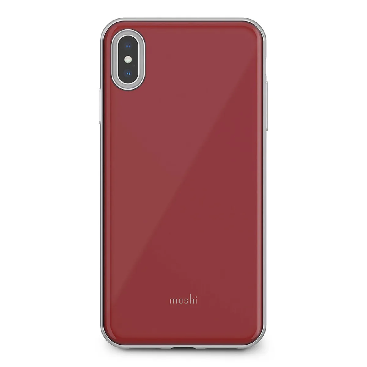 Coque Moshi iGlaze iPhone XS Max rouge