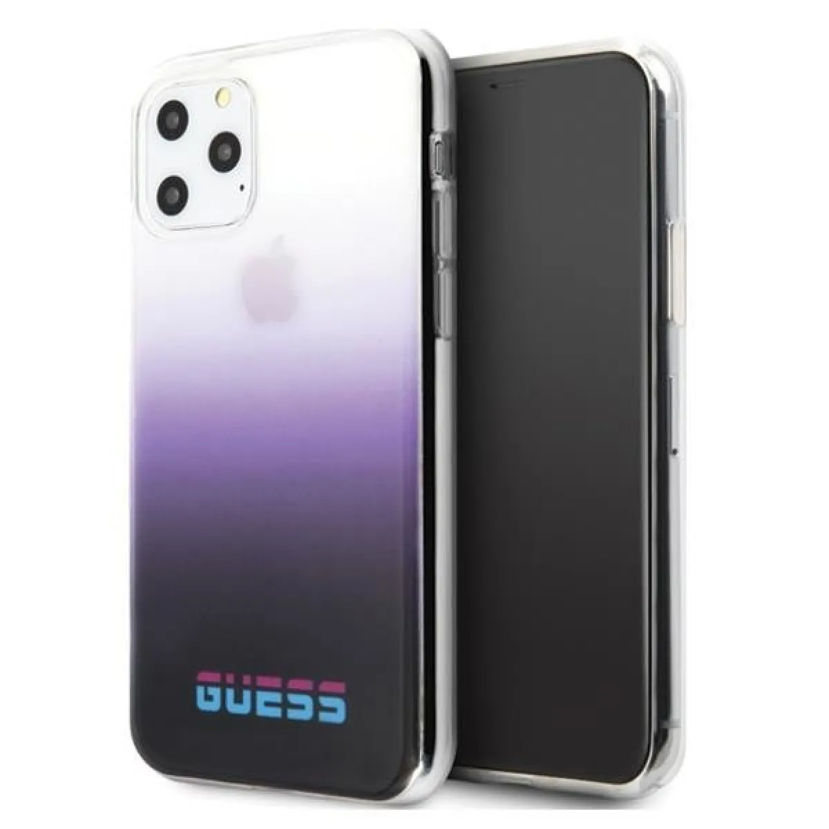 guess guhcn65dgcpi iphone 11 pro max purpurowy/gradient violet hard coque california