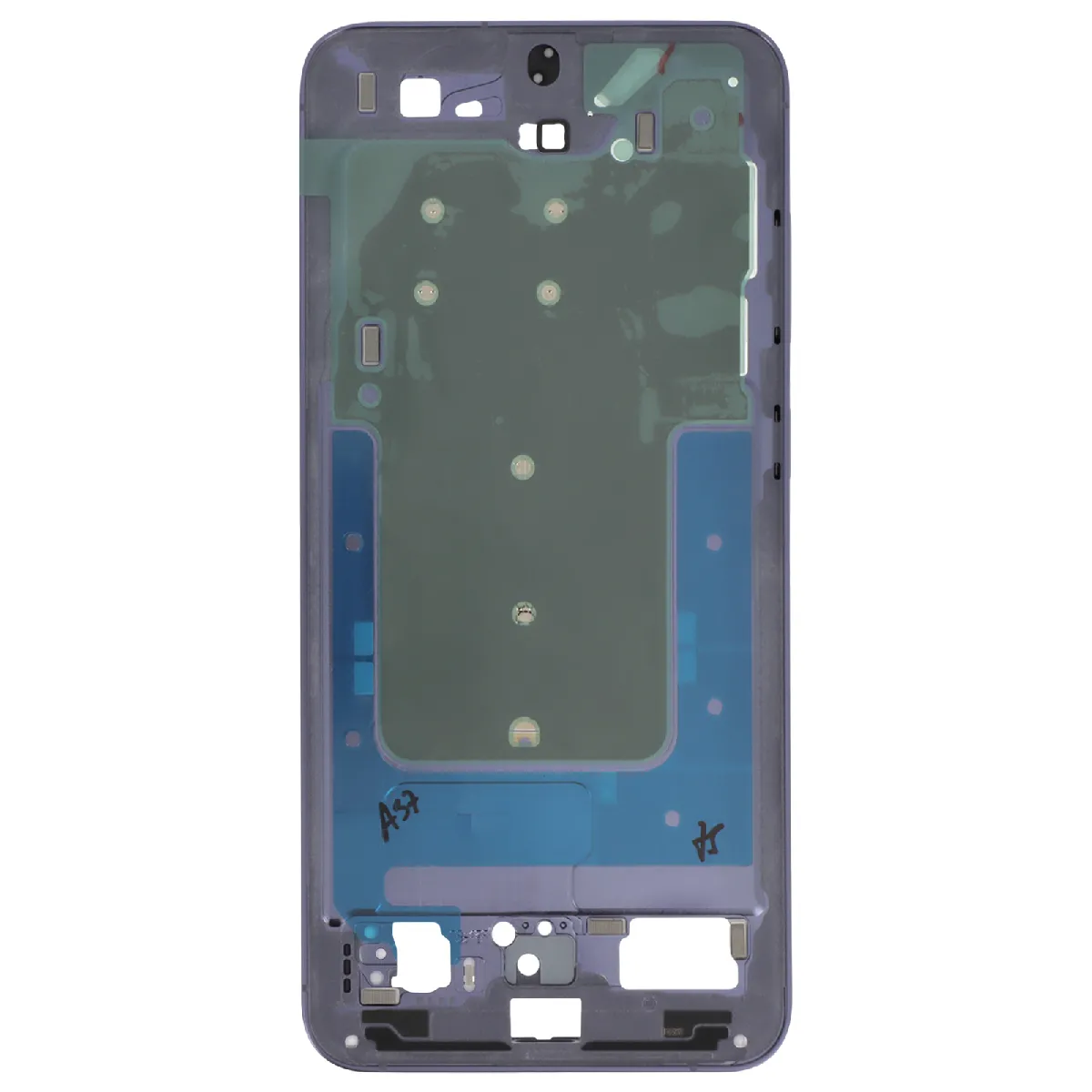 Samsung Châssis Central pour Samsung Galaxy S24 Plus Original Service Pack Violet Foncé