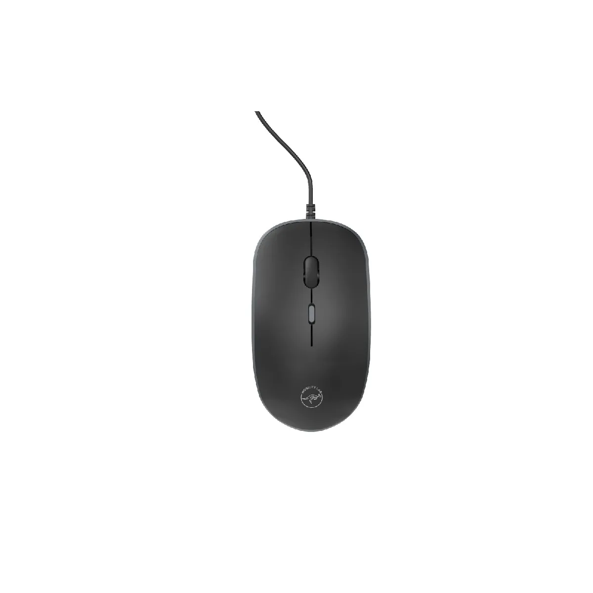 MOBILITY LAB - Souris Filaire MOUSY WINDOWS pour PC HP OMEN (NOIR)