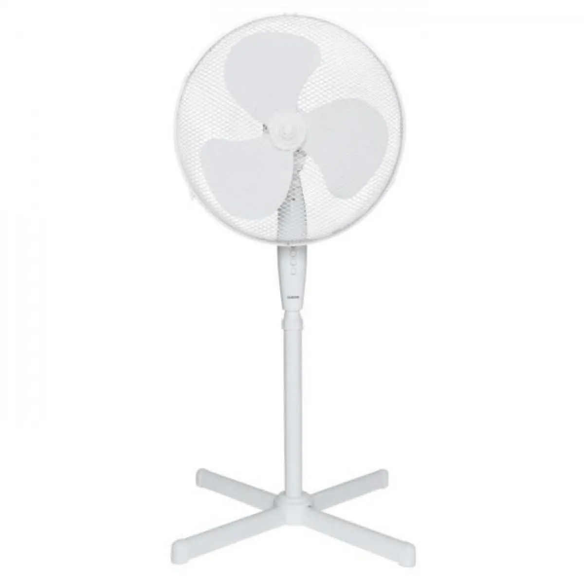 Ventilateur sur pied OCEANIC - 45W - Diametre 40 cm - Hauteur réglable - Oscillation - Blanc