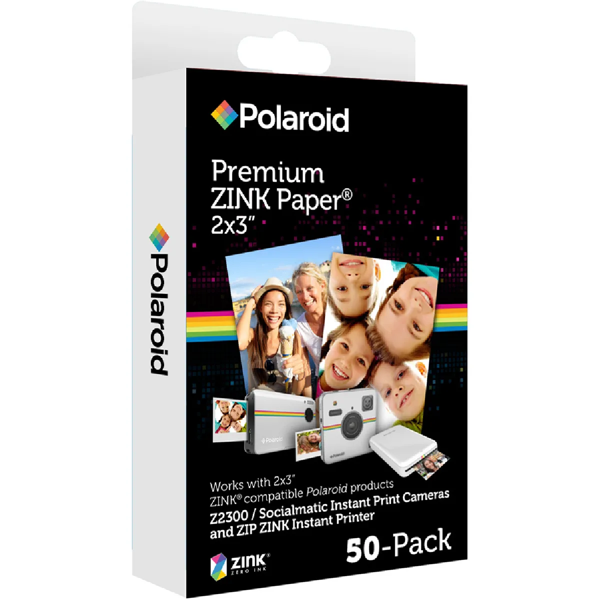 Zink 2x3' Papier pour appareil photo numérique instantané & imprimante