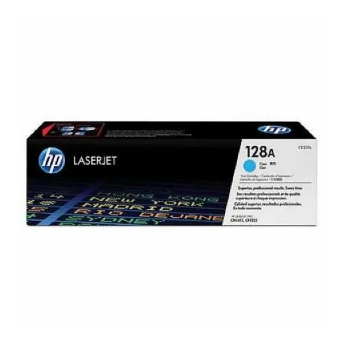 Toner original HP T128A Cyan