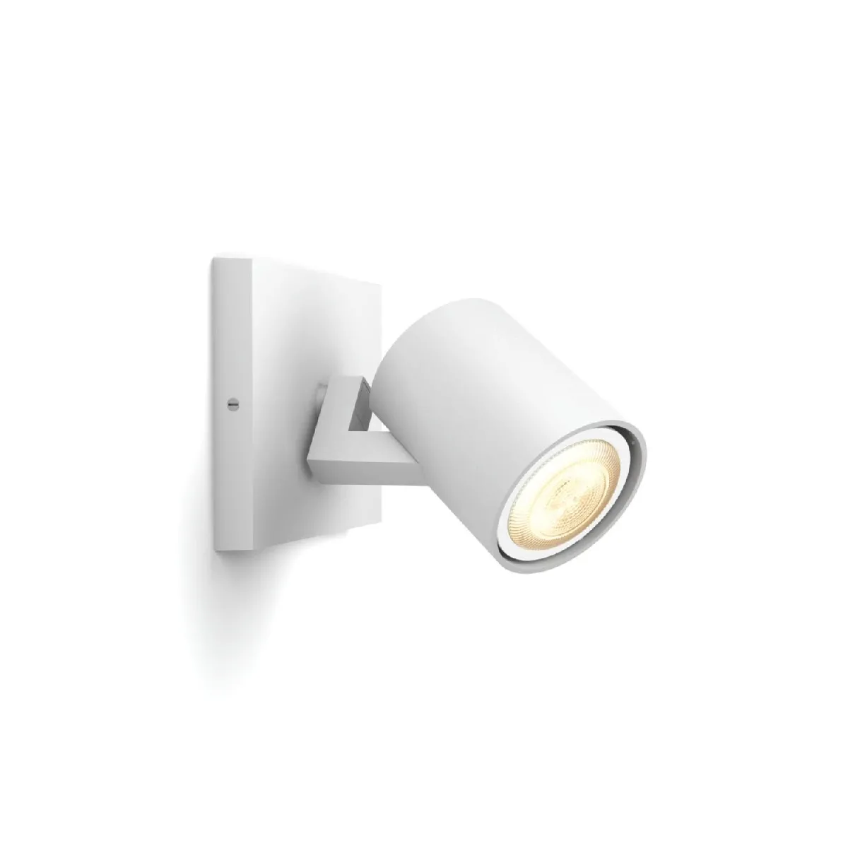 Ledkia Lampe Murale White Ambiance Runner Rallonge 1 Spot GU10 Hue Blanc