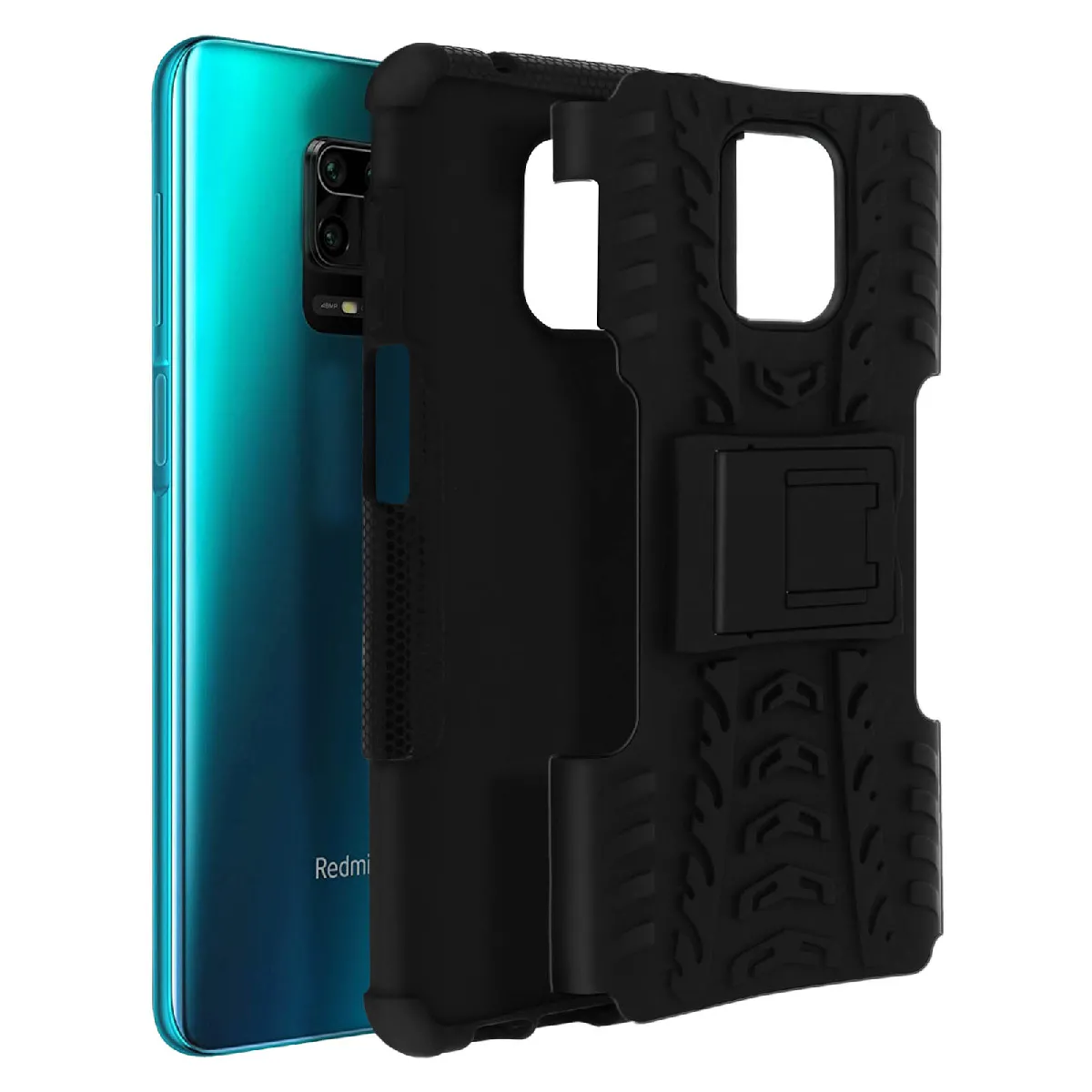 Coque Redmi Note 9S / Note 9Pro / Note 9 Pro Max Antichoc Béquille