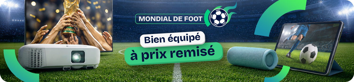 Mondial de foot : bien équipé, à prix remisé