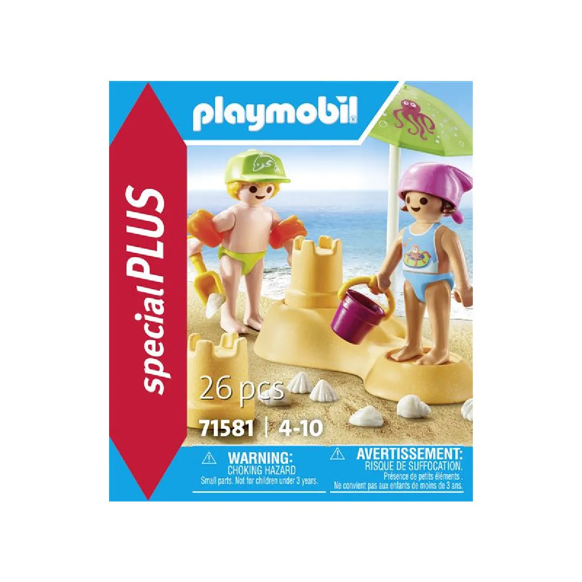 Playmobil Special Plus 71581 Enfants avec jouets de plage