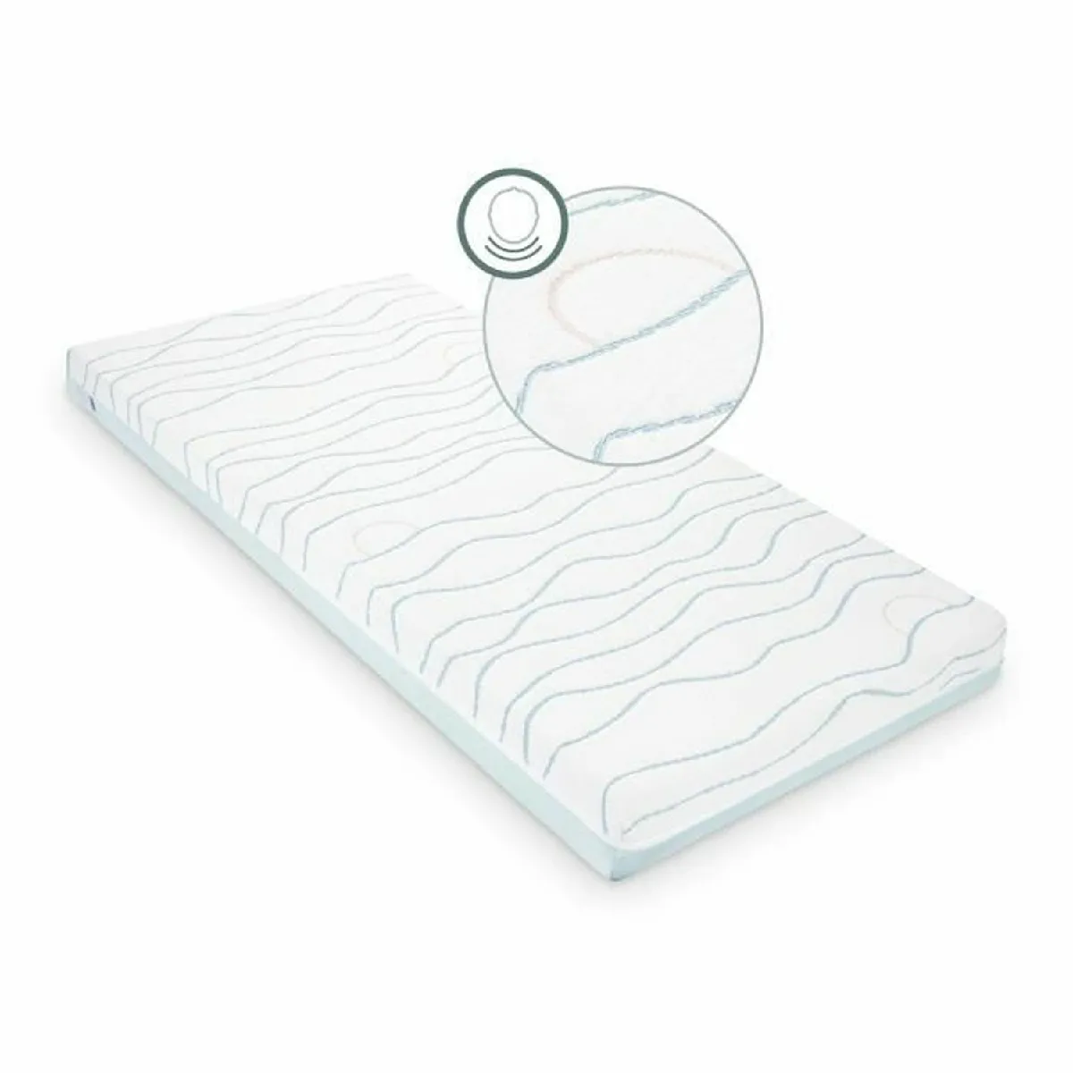 Matelas Ergonomique, anti-tete plate, respirant, 60 x 120 cm