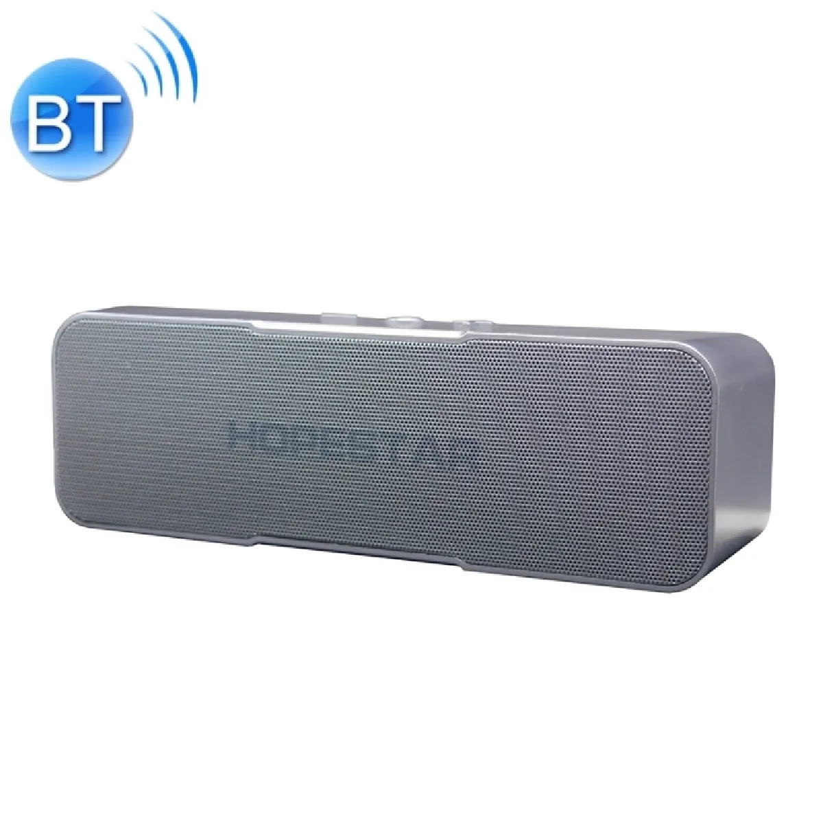 Mini enceinte Bluetooth argent HOPESTAR H13 Mini Portable Lapin Sans Fil Haut-Parleur, Micro Intégré, Soutien AUX / Main Appel Gratuit / FM / TF