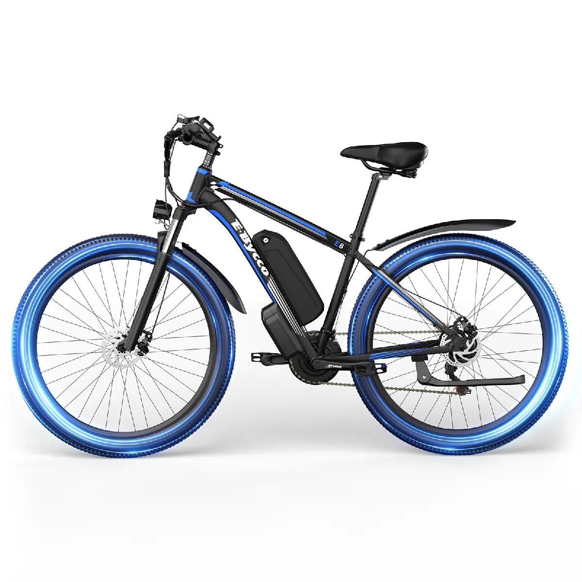 Vélo électrique 29 "pour adulte 48V 750W moteur sans balais Ebike avec batterie 17,5AH freins à disque Shimano 7 vitesses vtt