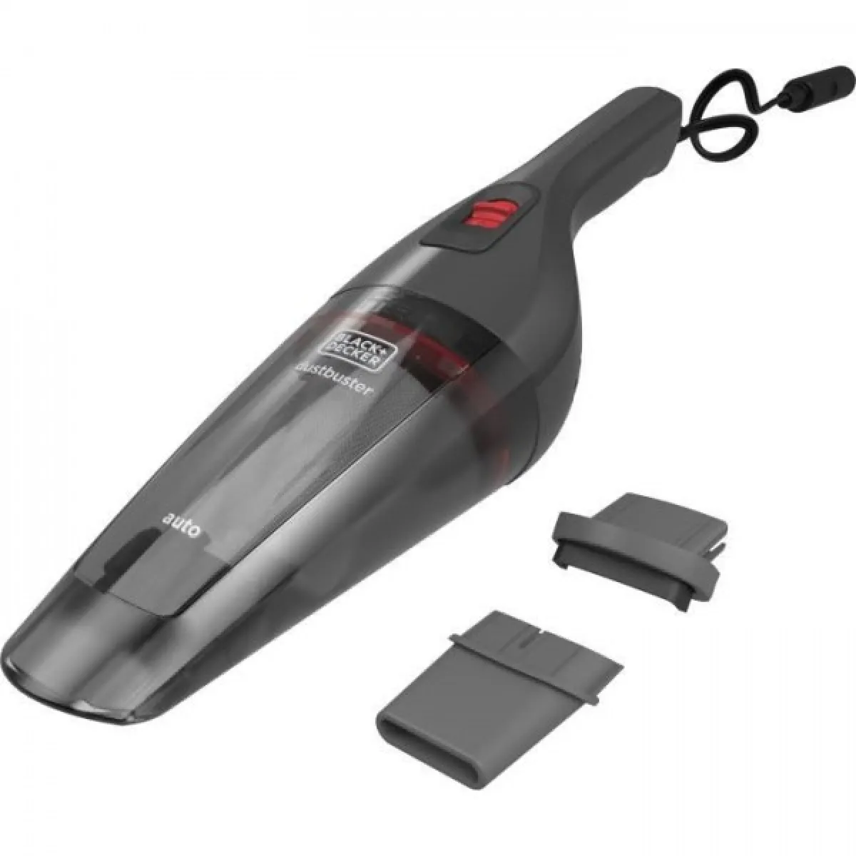 Aspirateur a Main - Mini BLACK+DECKER - NVB12AV-XJ - Dustbuster Auto 12V - filaire - Spécial voiture - Branchement allume-cigare