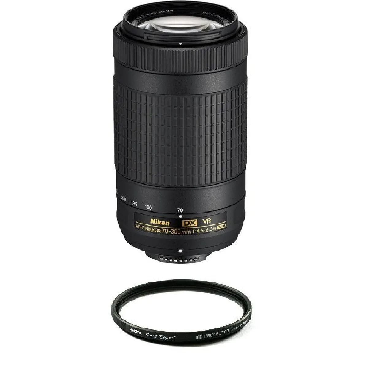 NIKON AF-P 70-300MM F4.5-6.3 ED VR DX (20062) + HOYA 58mm PRO 1D Protector