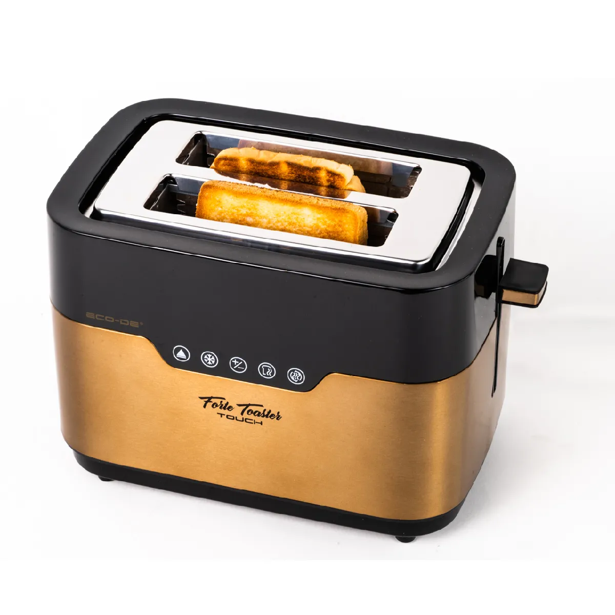 ECODE® Grille-pain "FORTE TOASTER", 920W panneau de commande tactile indicateur LED ECO-432