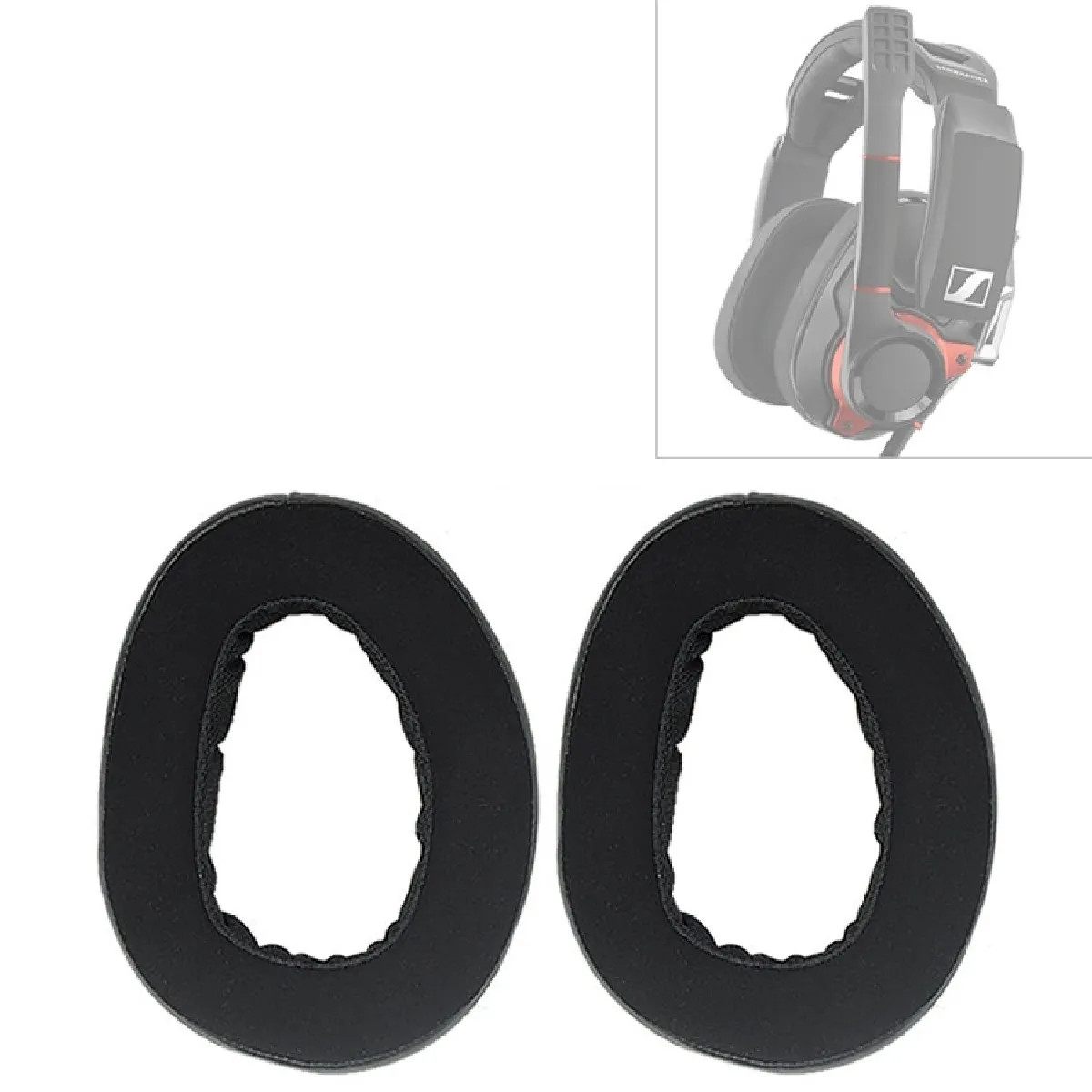 Coussinets Mousse 2 PCS Pour Sennheiser GSP 600 Coussin Casque Éponge Couverture Oreillettes De Rechange