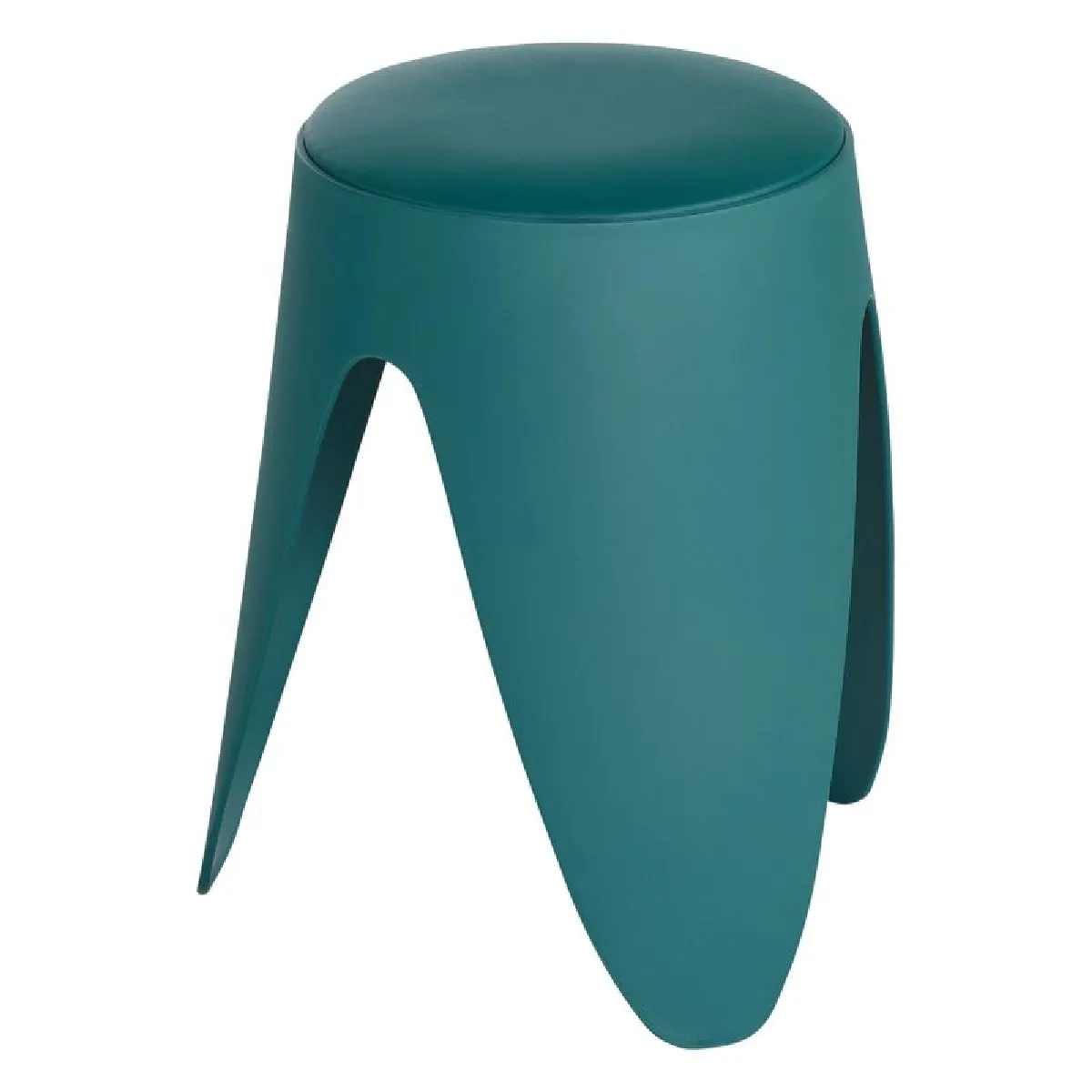 Tabouret H46 cm EVE Bleu canard