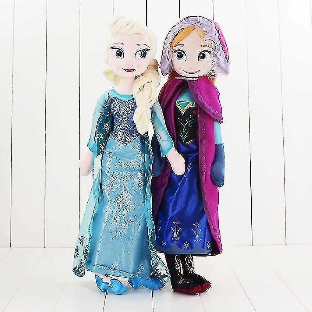 Les princesses Elsa et Anna congelées remplies de poupées en peluche, enfants, bébé Noël 50 cm