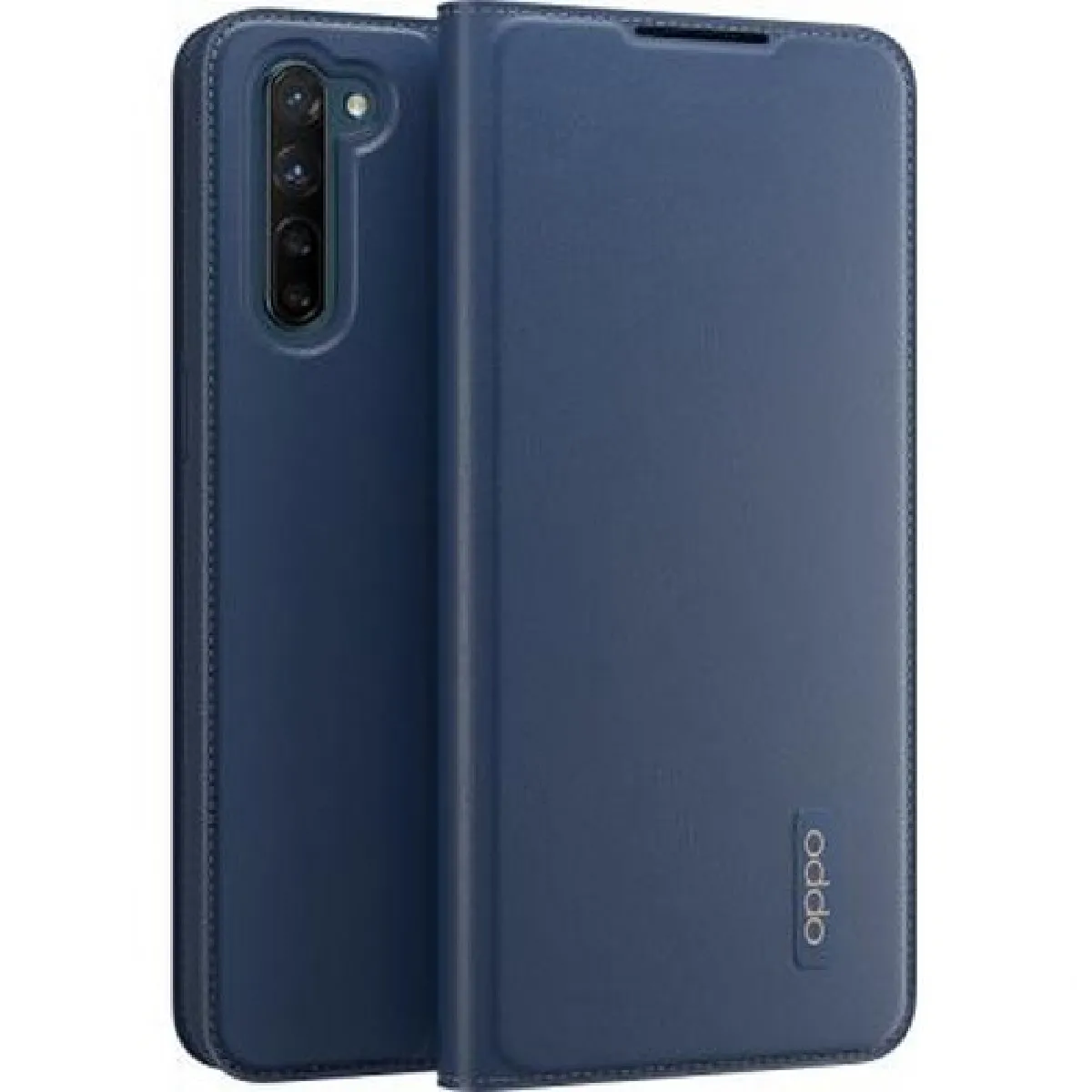 Oppo Étui pour Oppo Oppo Find X2 Lite Folio Flip Cover avec Porte-cartes Bleu