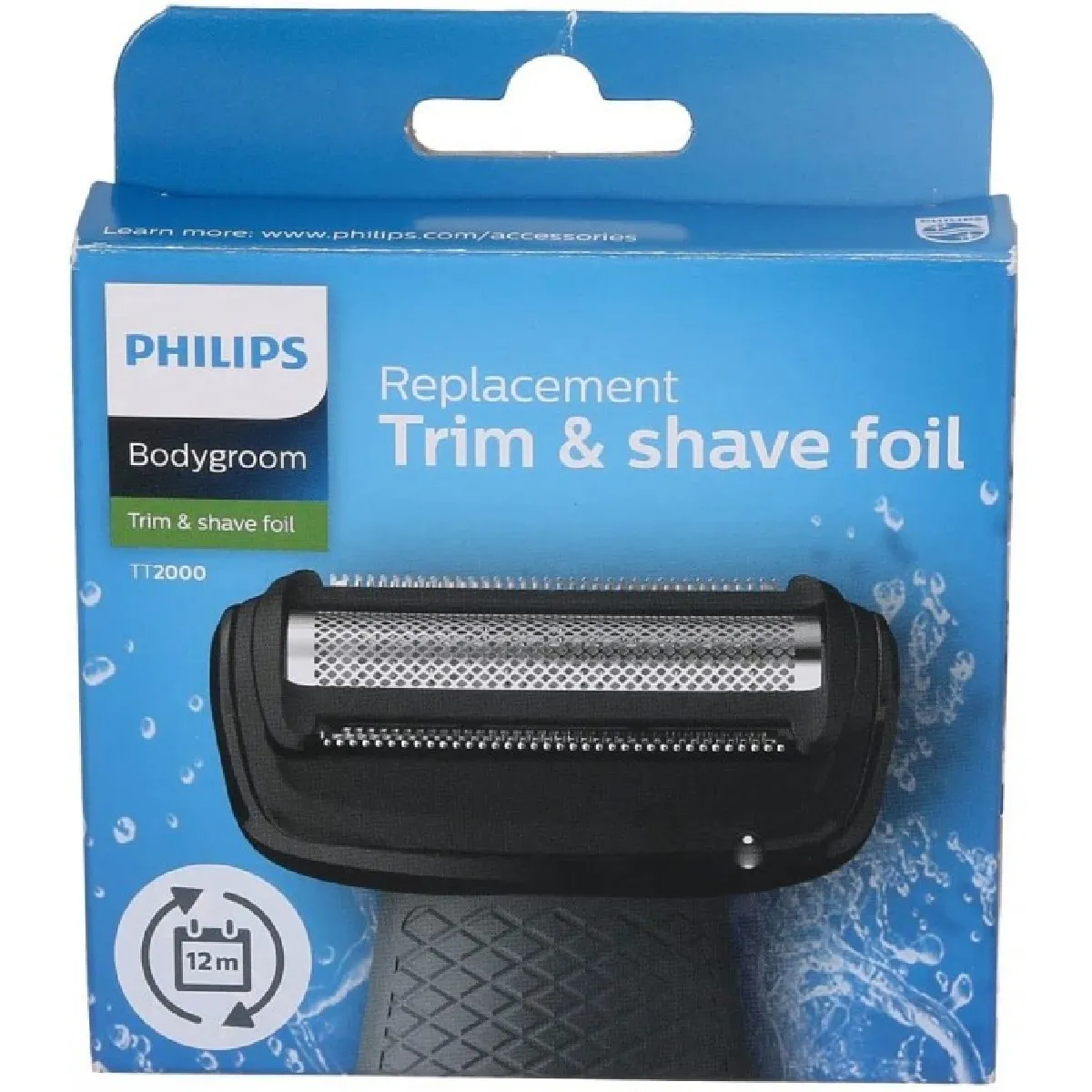 Tête de coupe pour tondeuses multigroom hair trimmer series 3000, 5000, 7000 philips