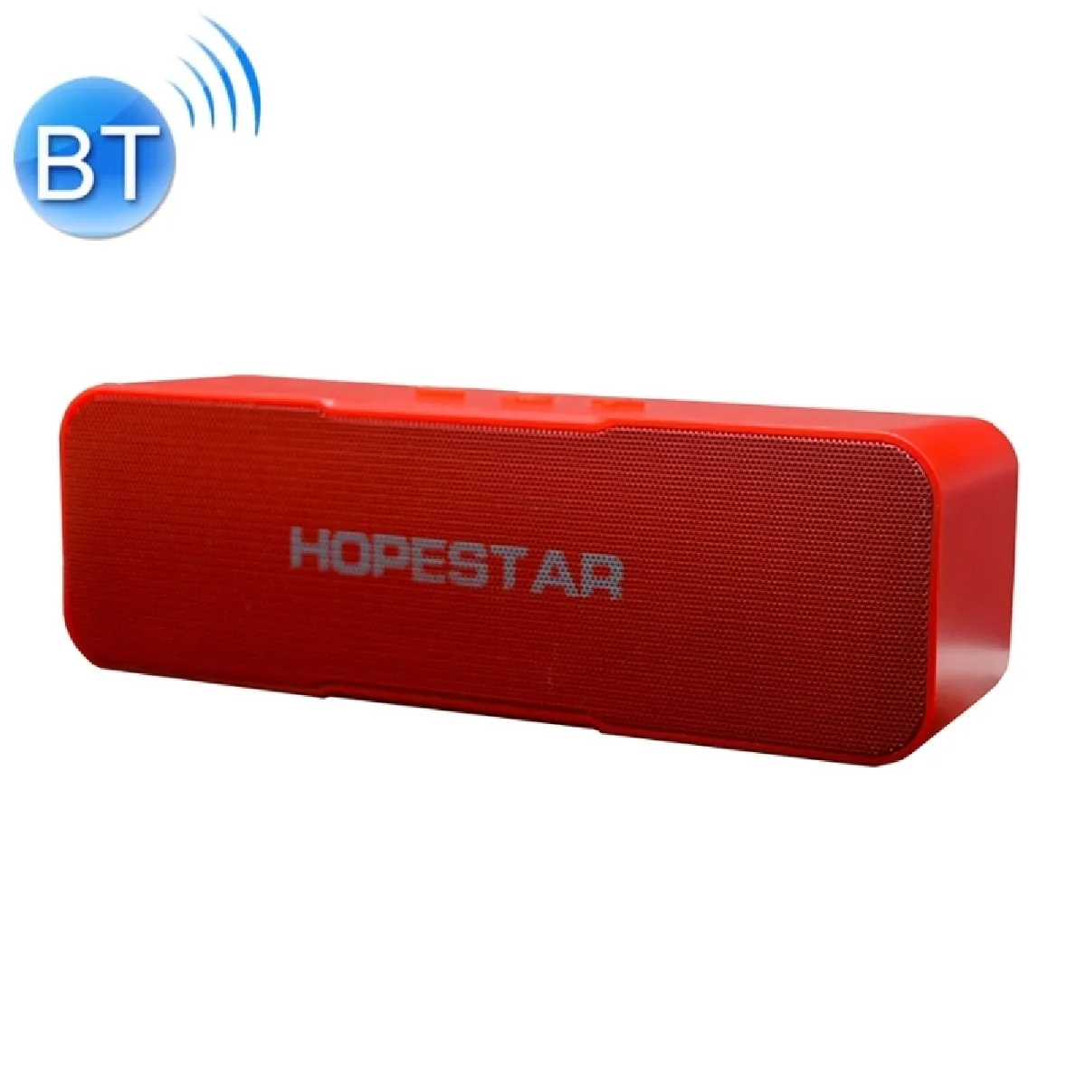 Mini enceinte Bluetooth rouge HOPESTAR H13 mini haut-parleur portable sans fil de lapin Bluetooth, micro intégré, soutien AUX / main appel gratuit / FM / TF