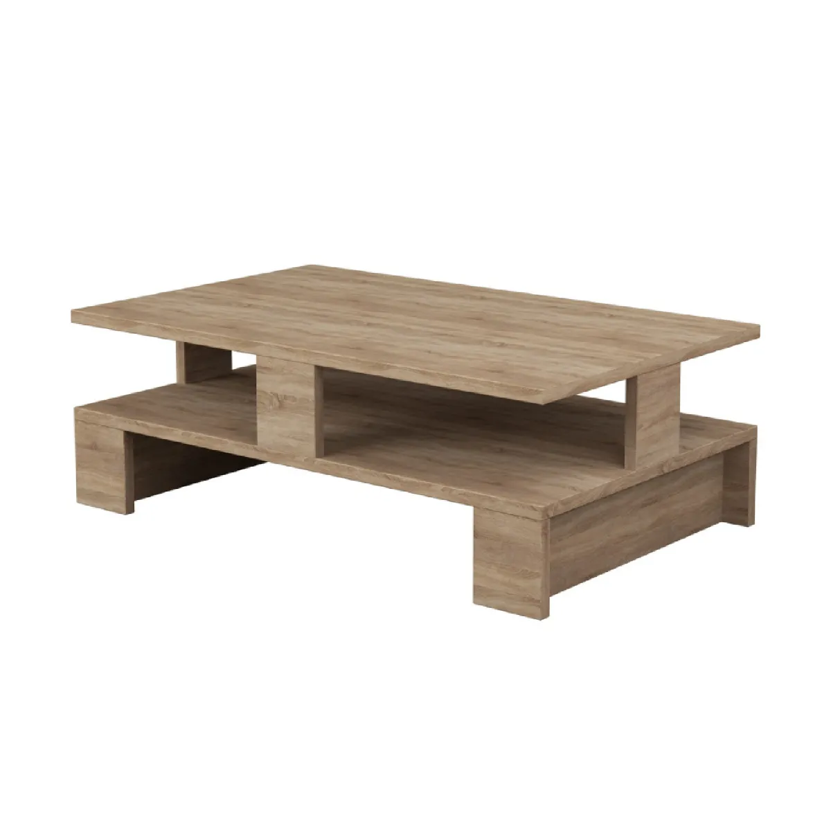 Table basse en bois rectangulaire LUCO