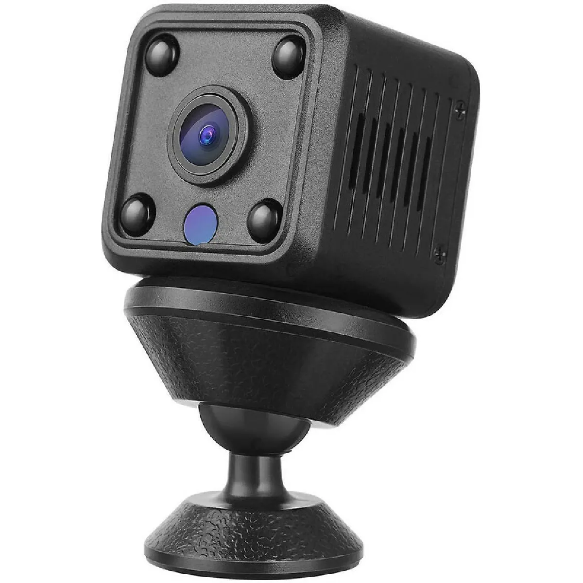 Camera Espion, 1080P HD Mini Camera Espion WiFi, Mini Cam avec Détection de Mouvement et Vision Nocturne Micro Espion pour Interieur /Exterieur-noir