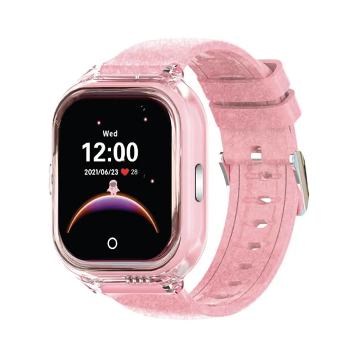 SaveFamily Enjoy 4G Montre intelligente pour enfants avec GPS et appels Rose SF-RJOYA