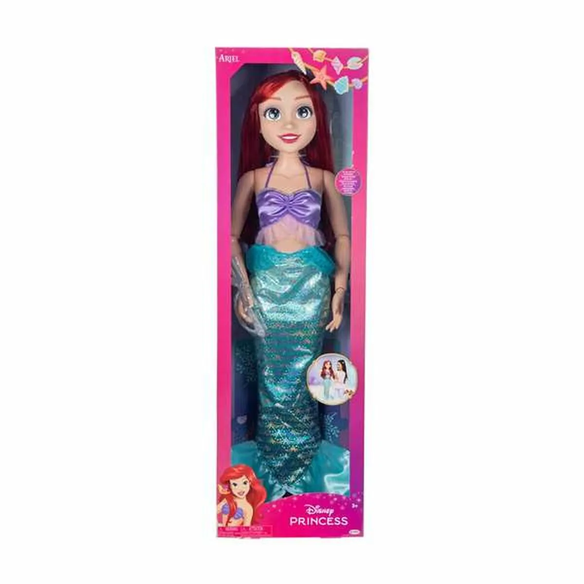 Poupée Disney Princess Ariel 80 cm