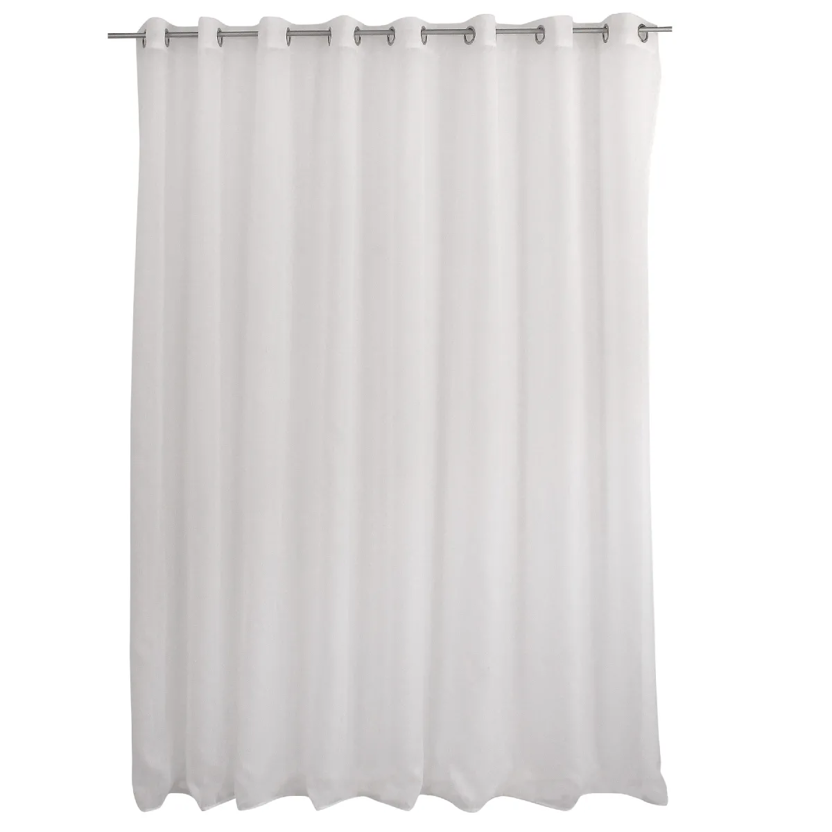 Voilage grande largeur Sablé - 300 x 240 cm - Blanc