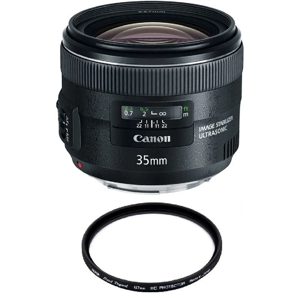 CANON EF 35mm F2 IS USM + HOYA 67mm PRO 1D Protector