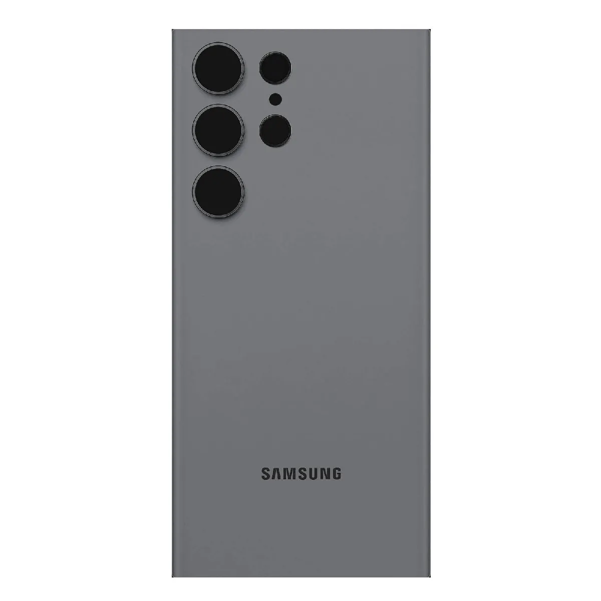 Vitre Arrière pour Samsung S23 Ultra avec Lentille Caméra Original Graphite