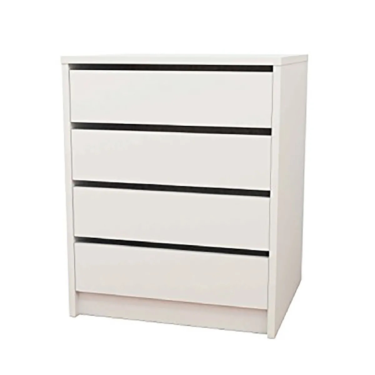 Commode / Meuble de rangement coloris blanc - Hauteur 61.4 x Longueur 50 x Profondeur 44 cm